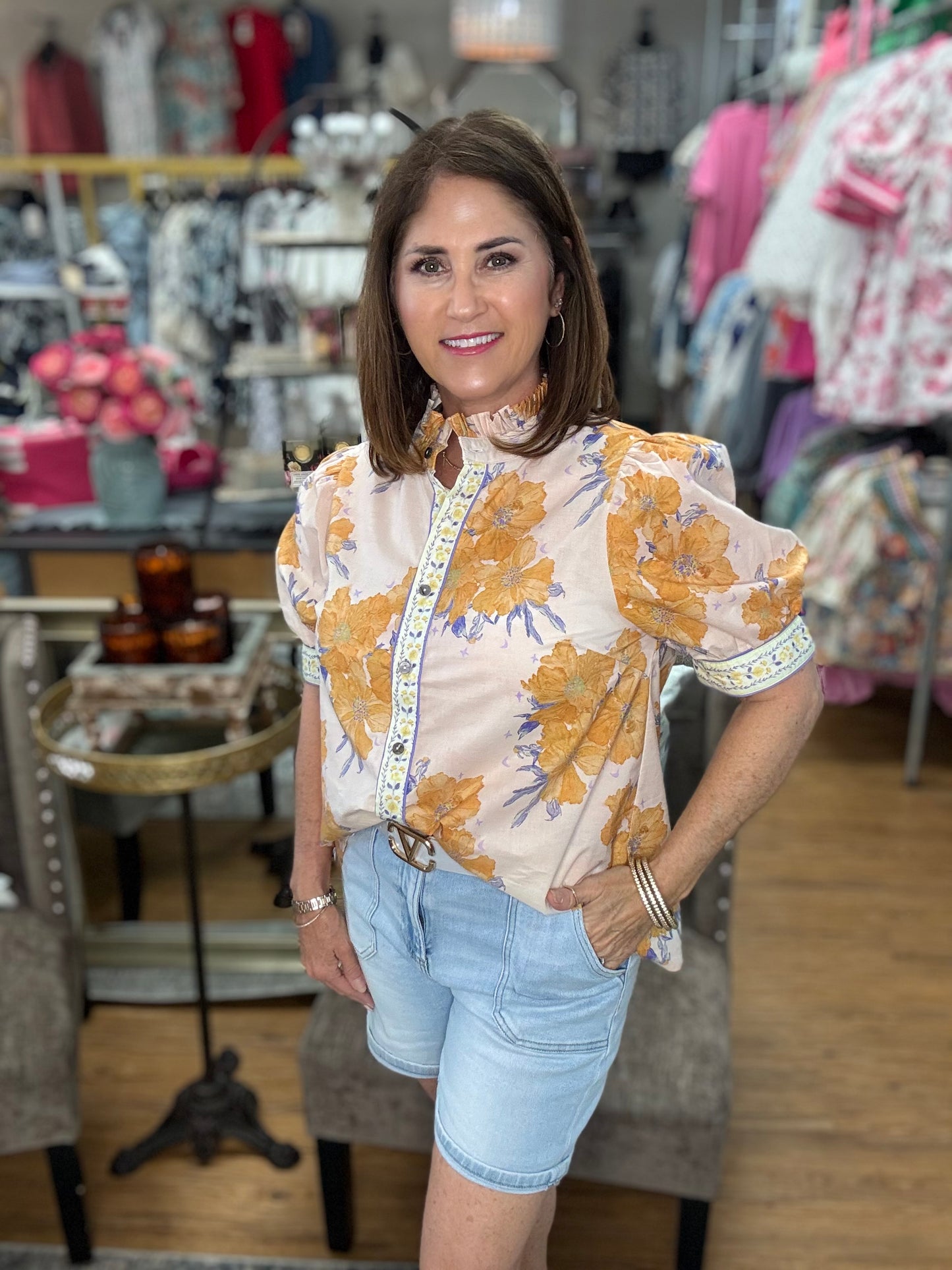 Patch Pocket Cuffed Relaxed Shorts