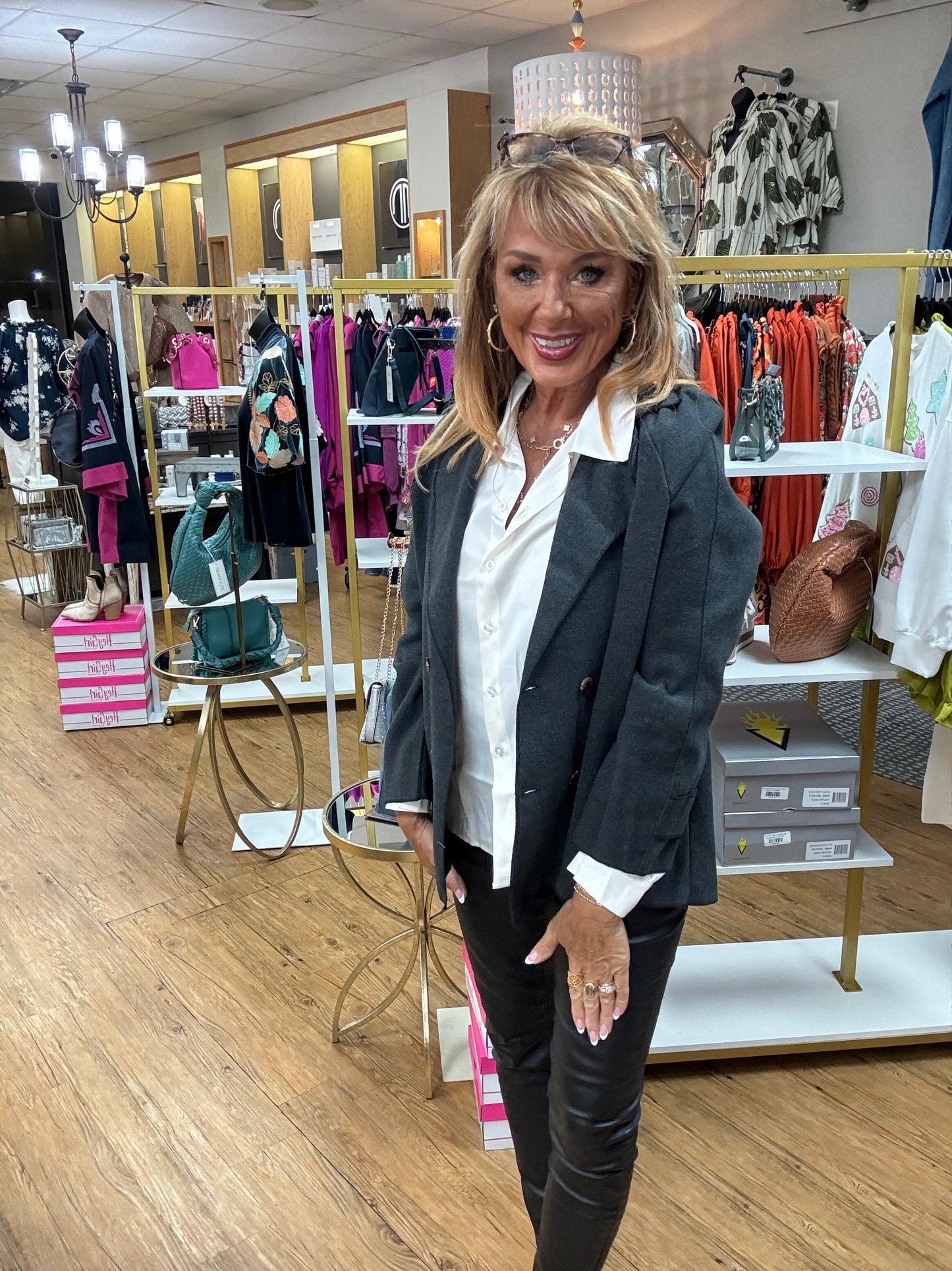 Satin Blouse Shirt Silky long sleeve shirt Button-up blouse