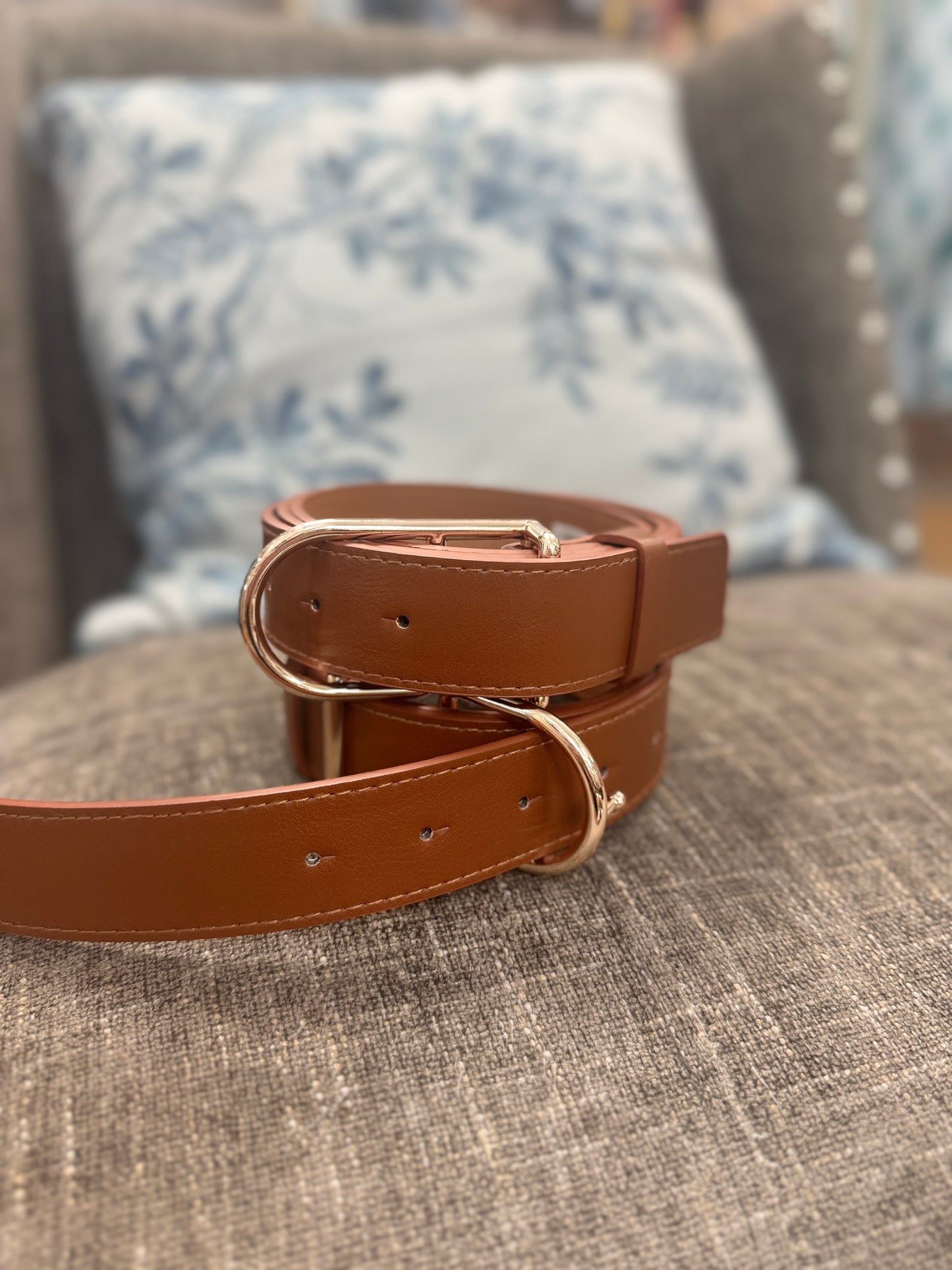 Metal D Buckle Belt