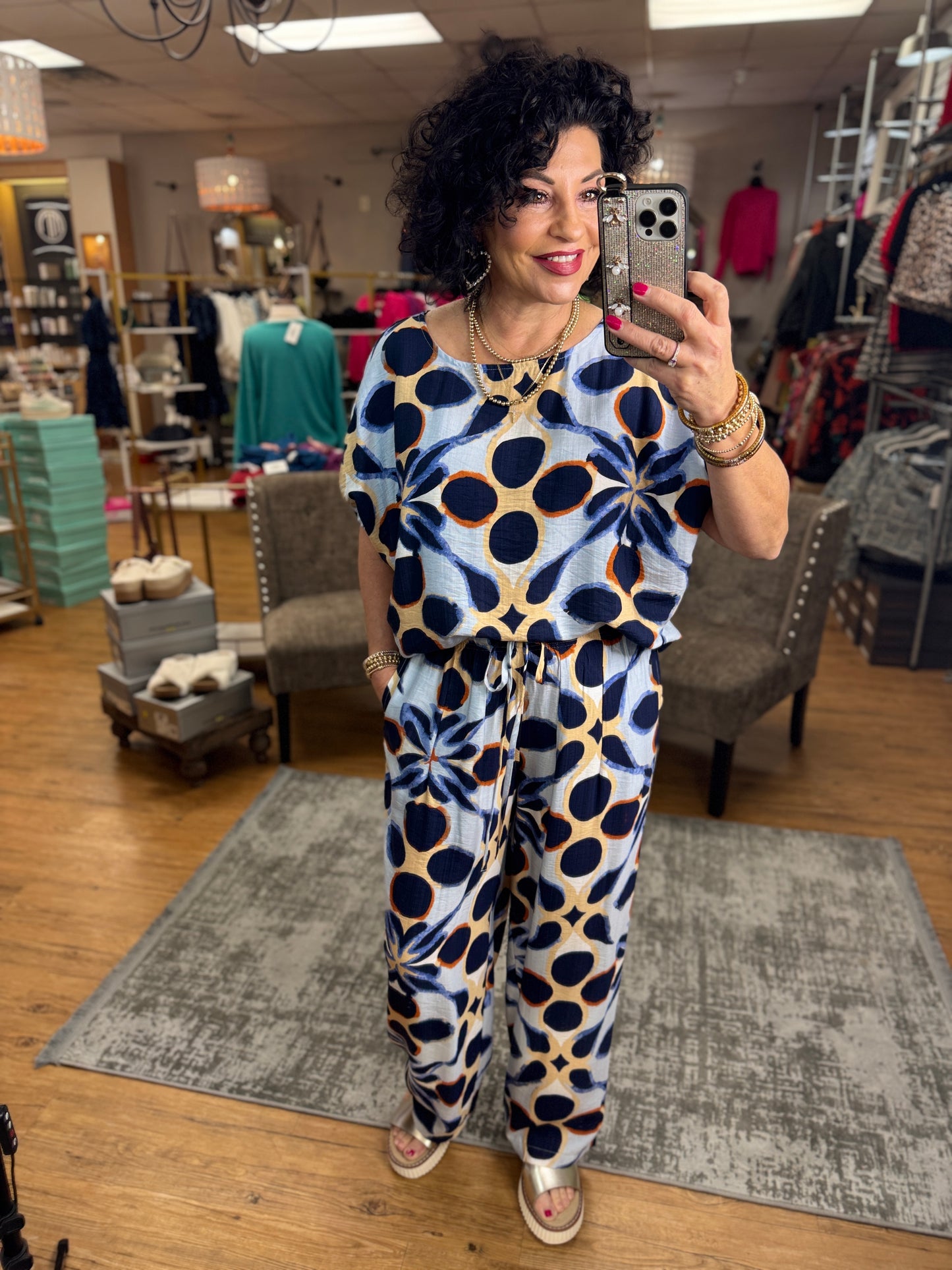 Dolman Sleeve Set W/Drawstring Pants