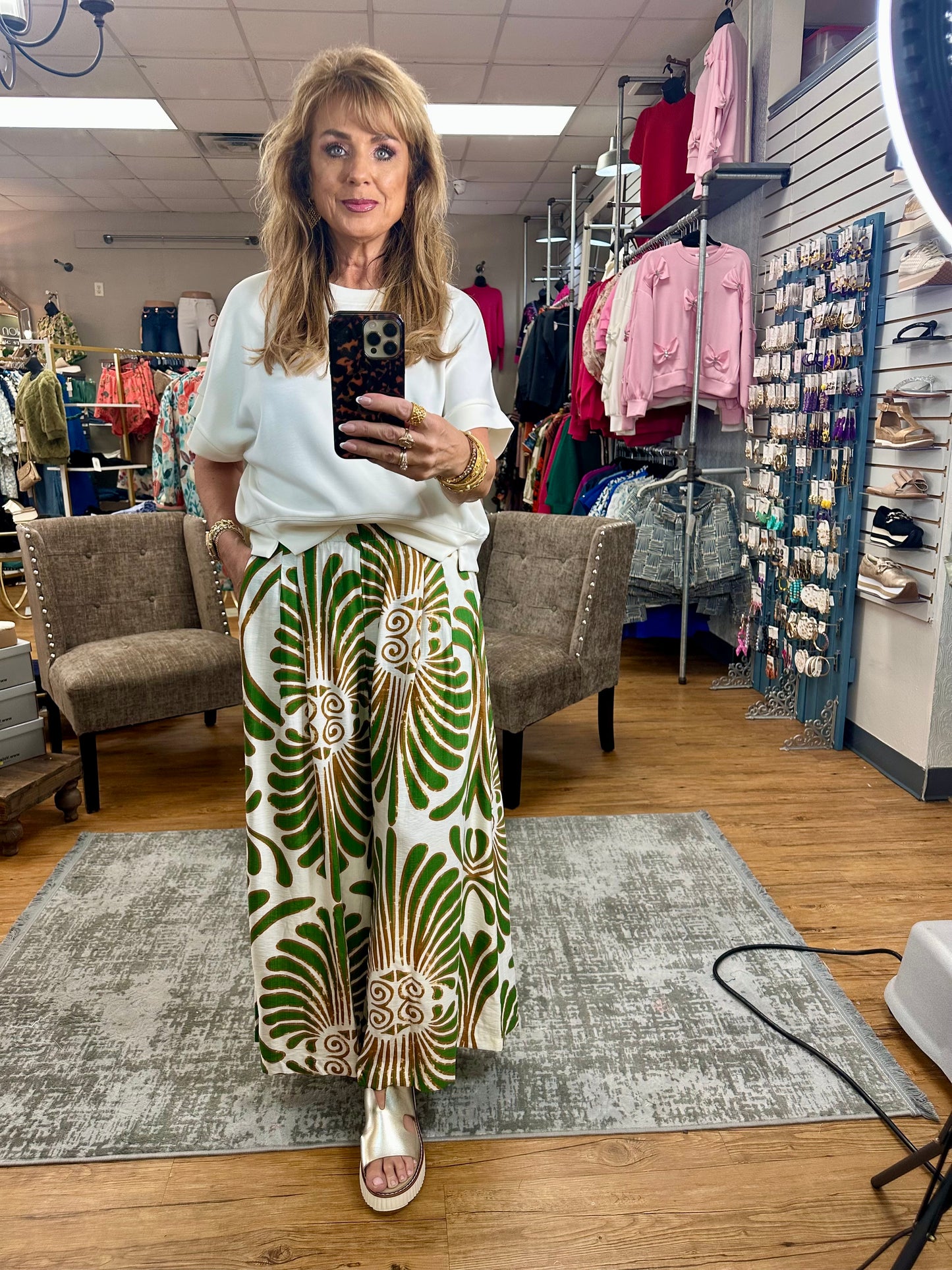 Abstract Flowing Pants