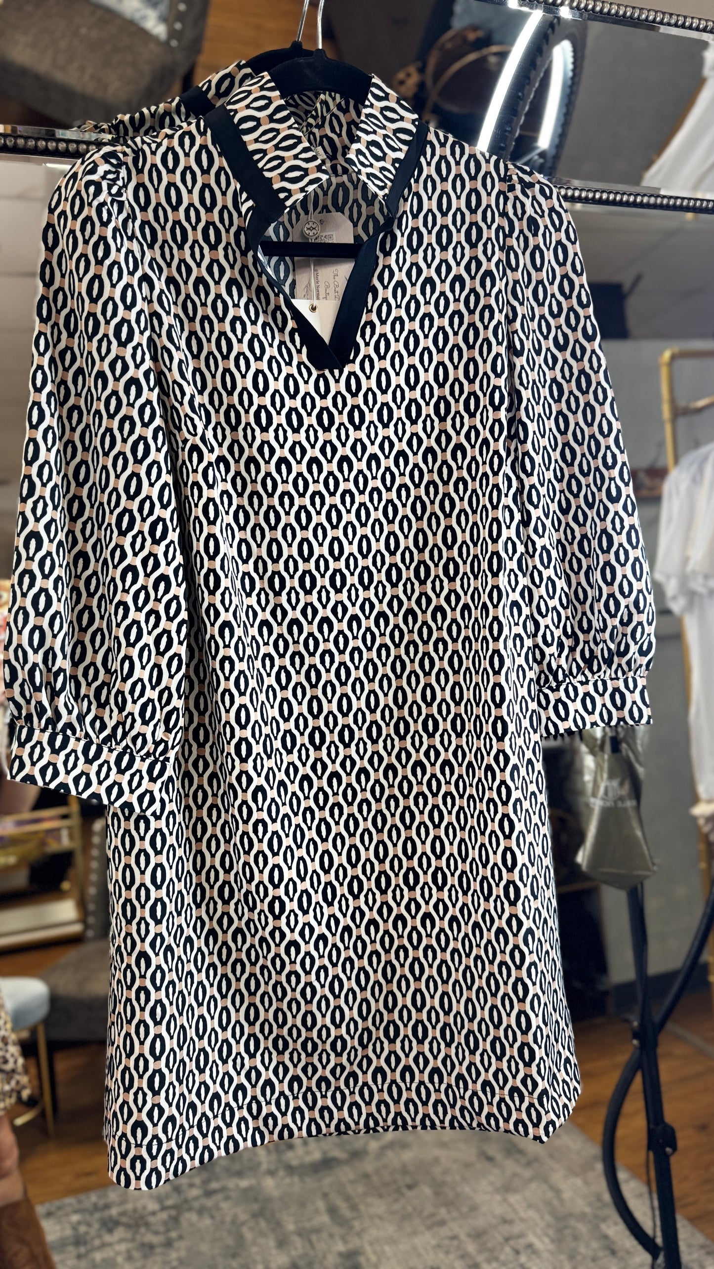 V-Neck Ruffle Color Dress