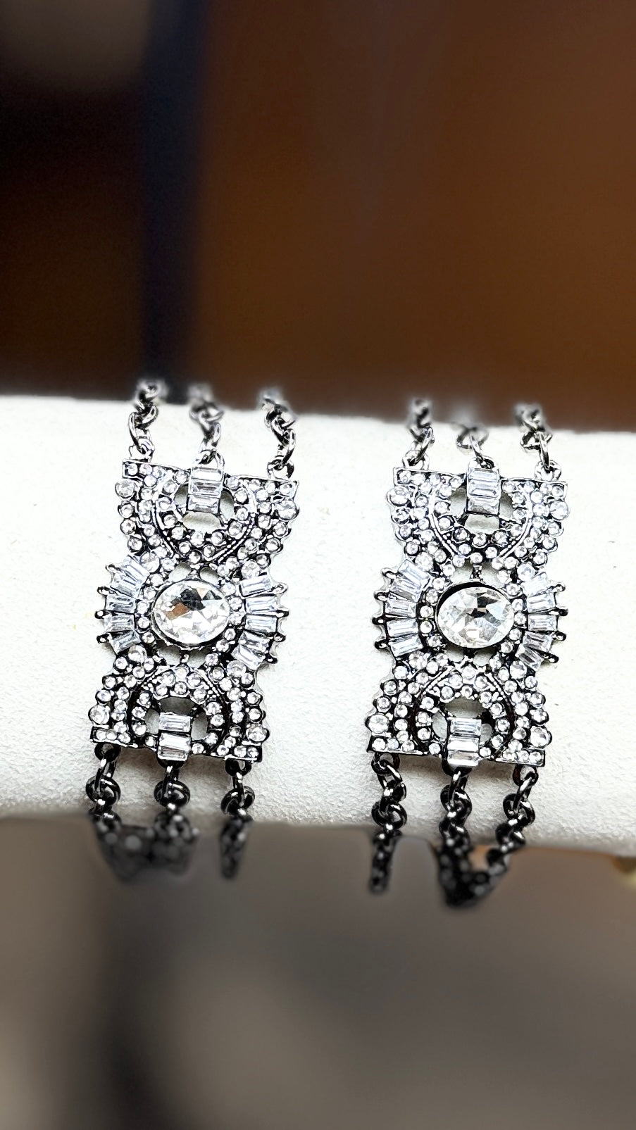 Sliver Antique Crystal Bracelet