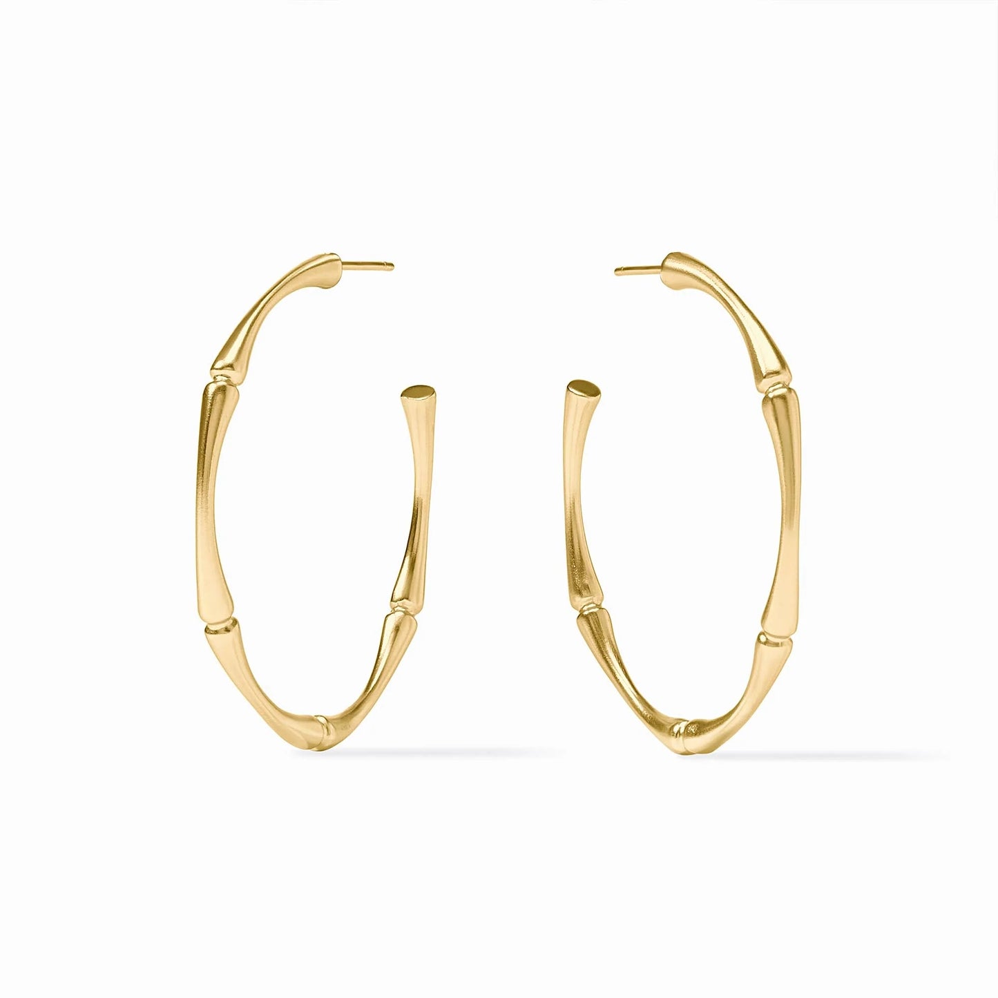 Bamboo Hoop Earring