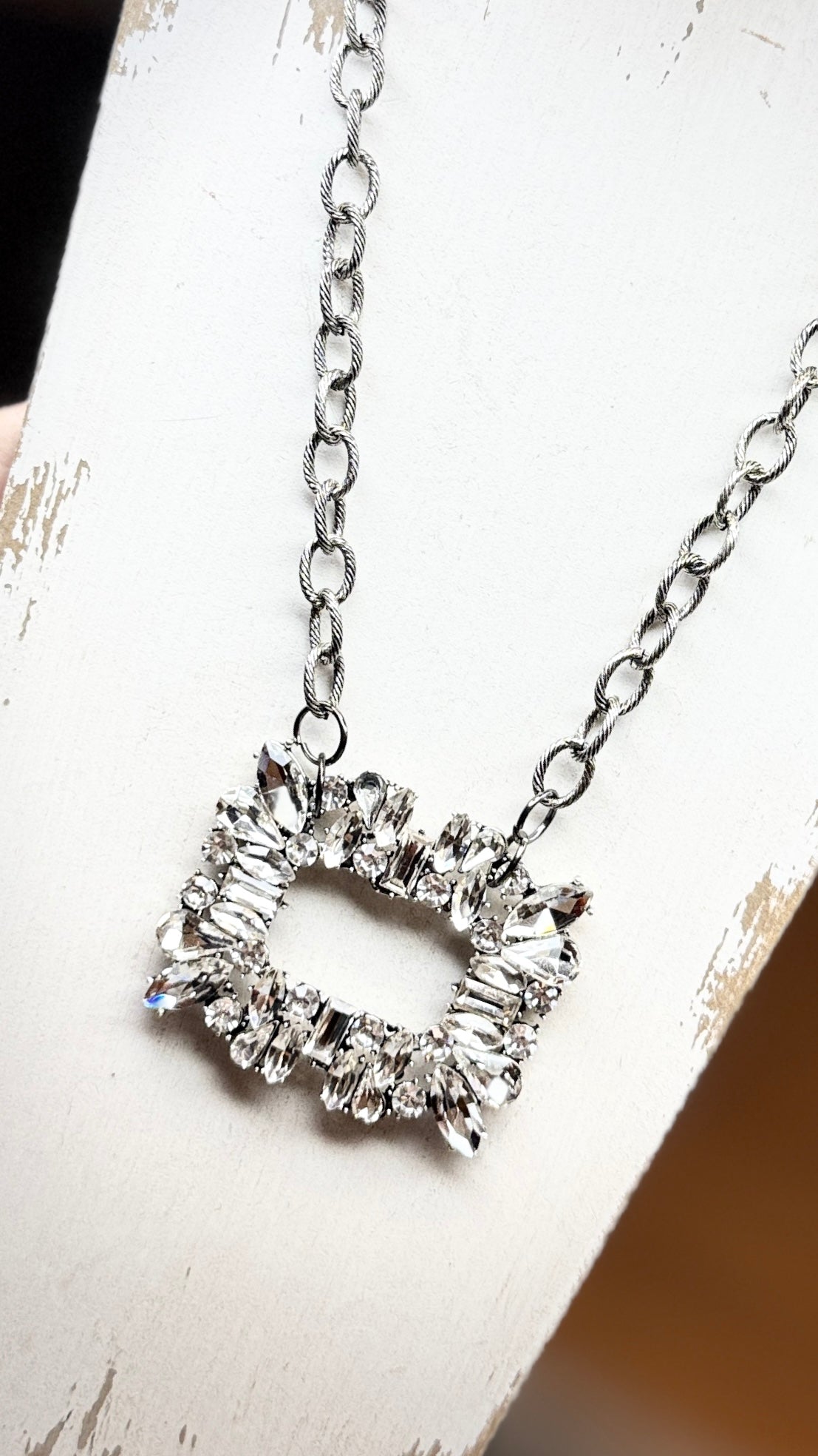 Crystal Buckle Necklace