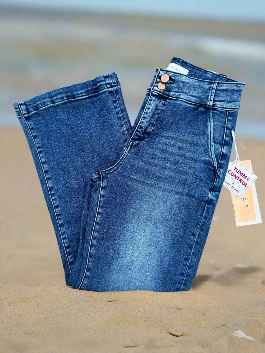 Tummy Control Crop Boot Cut Jean