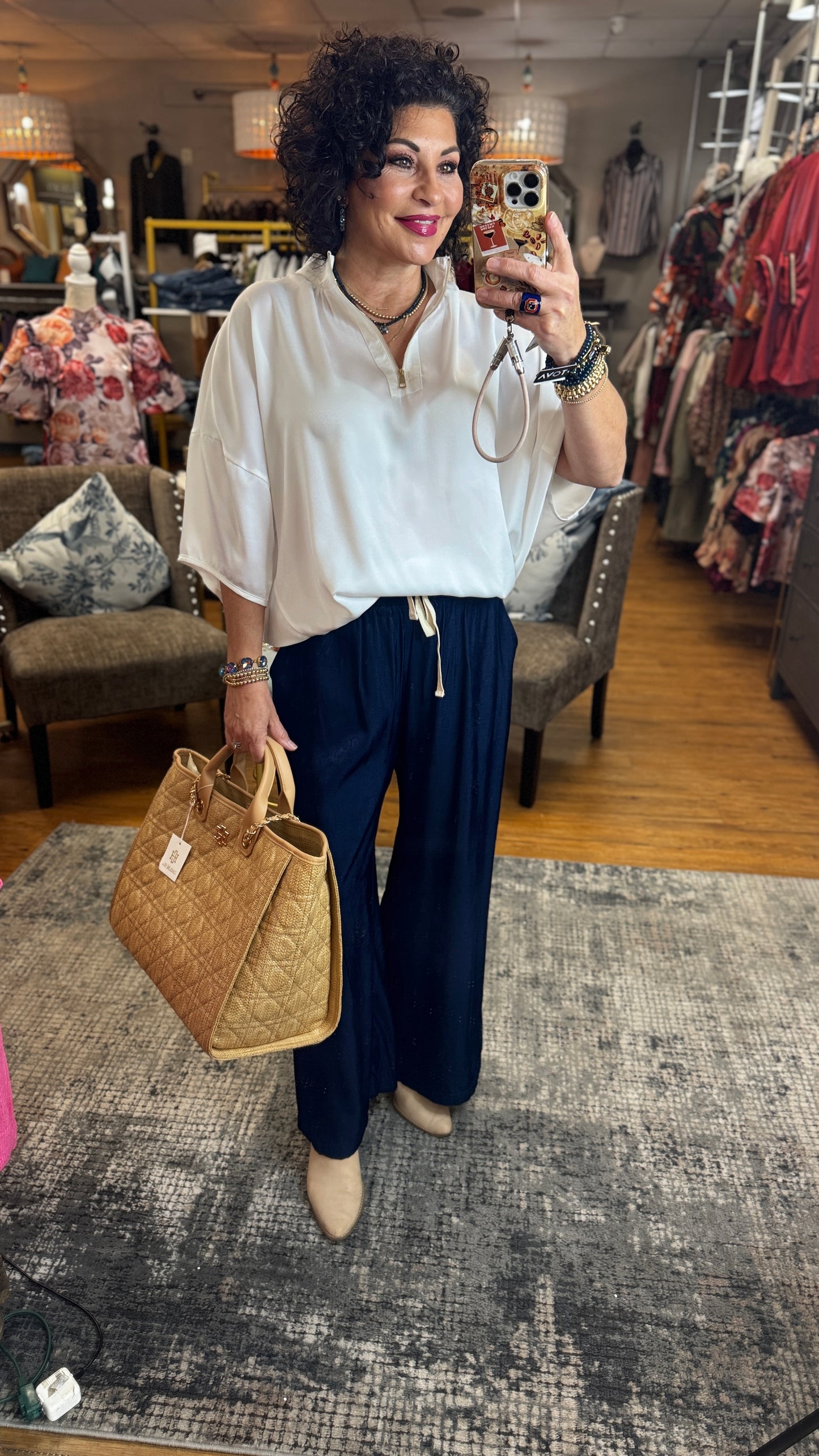 Casual Drawstring Pull on Pants