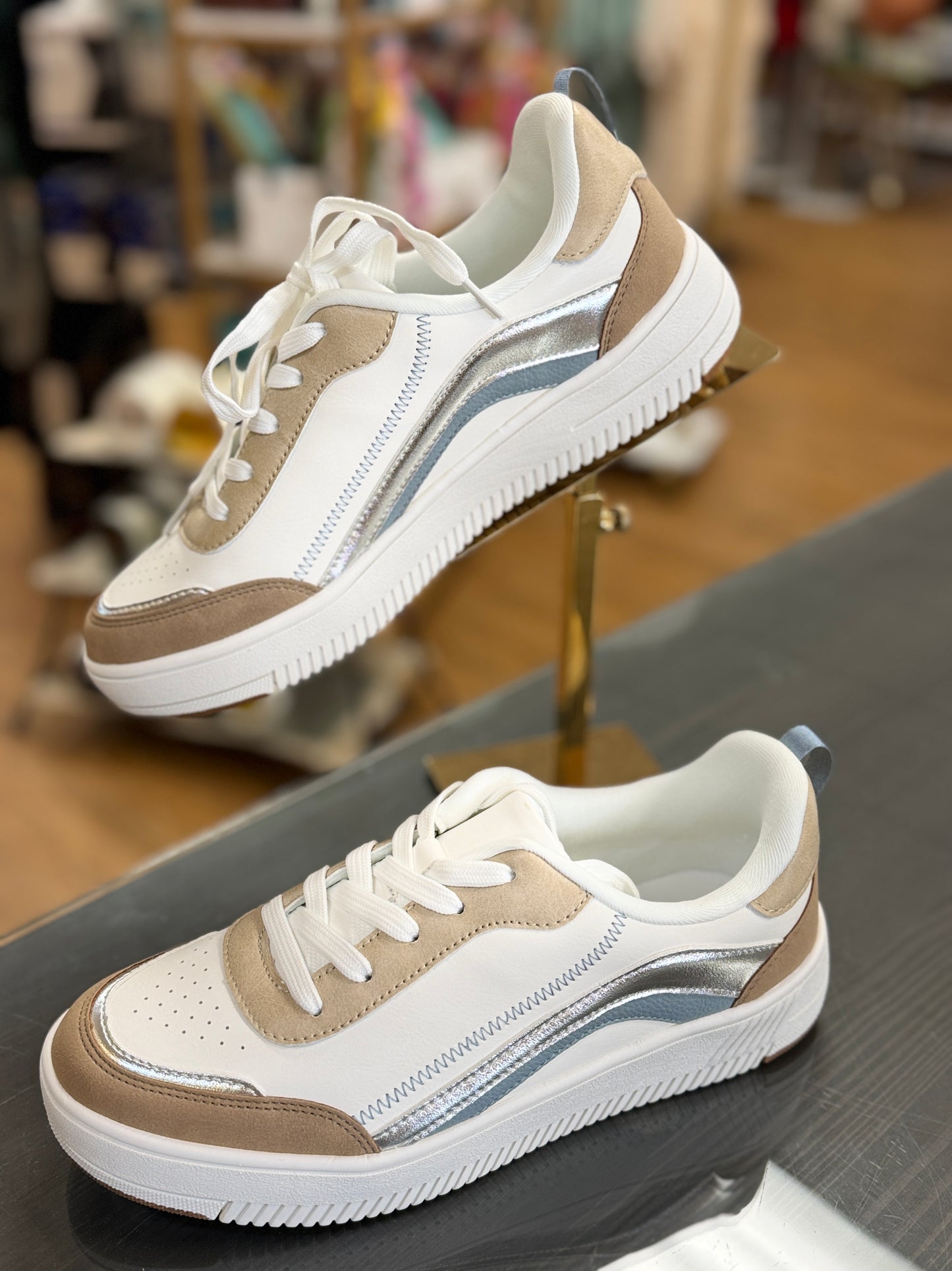 Sloane Faux Leather Sneaker