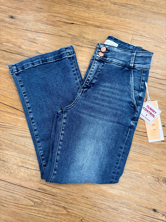 Tummy Control Crop Boot Cut Jean