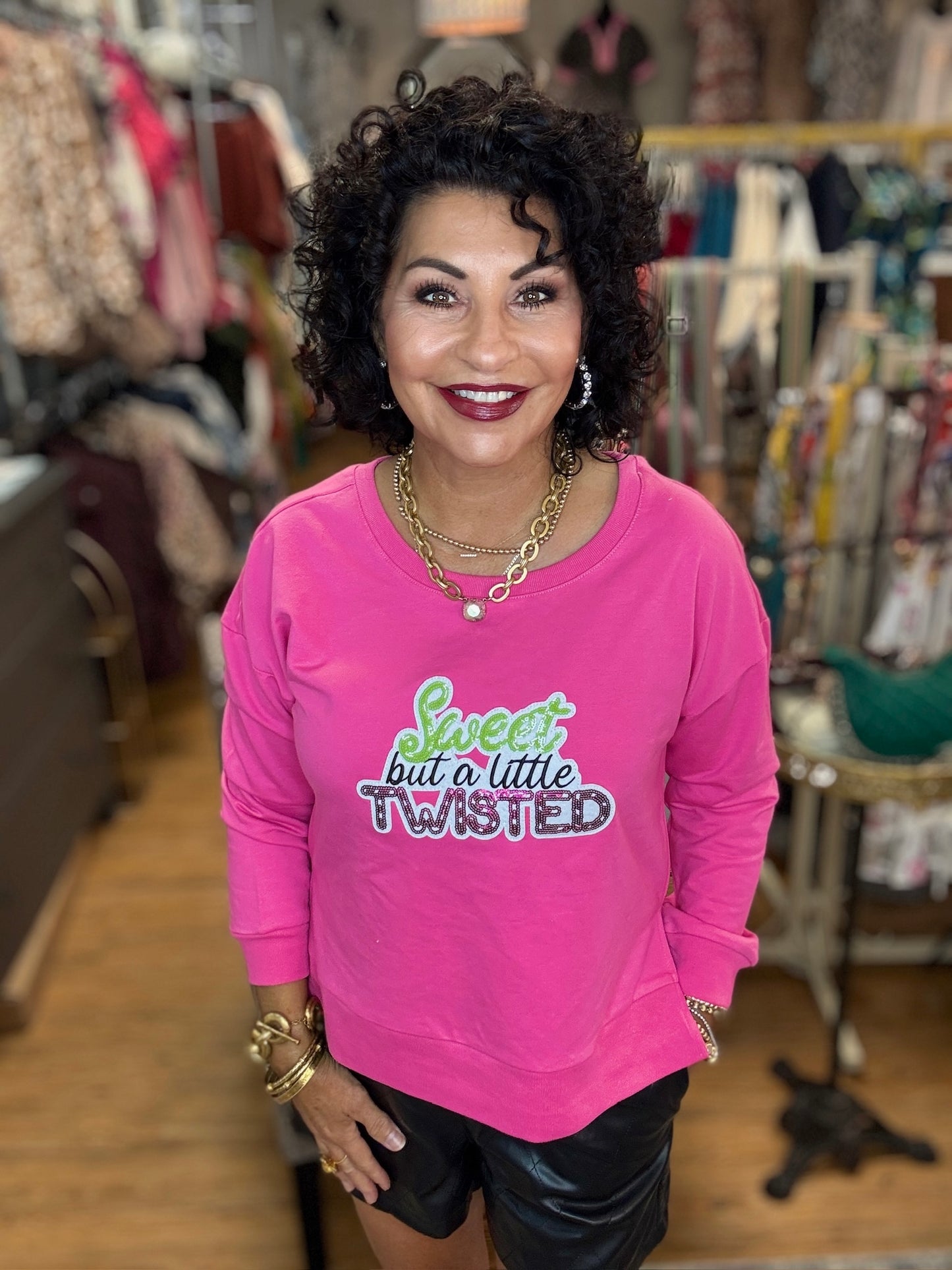 Sweet but a little Twisted Sweatshirt