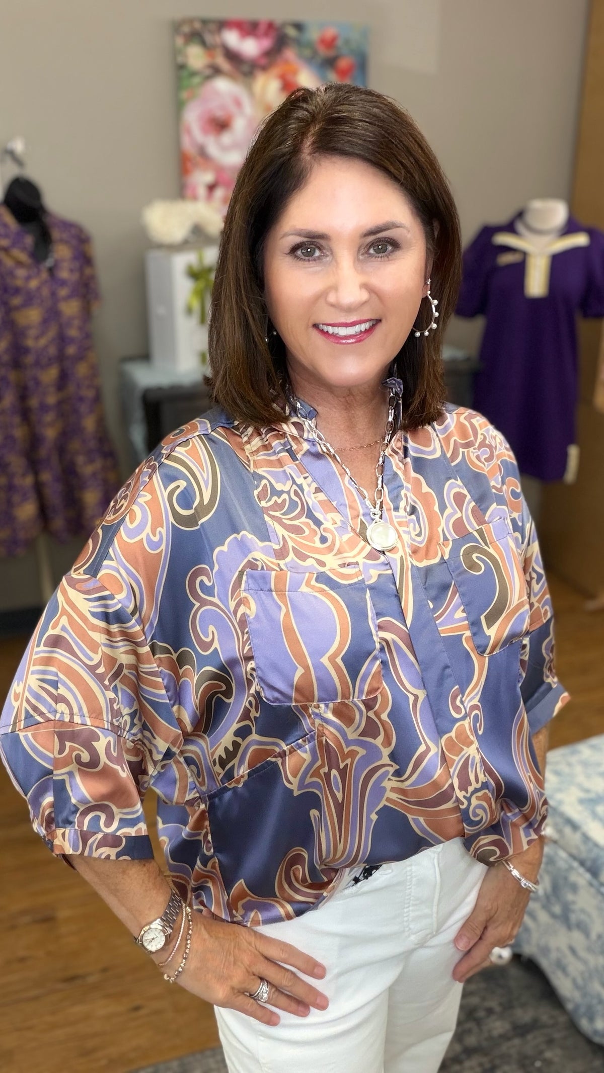 Button Down w/Covered Placket Shirt