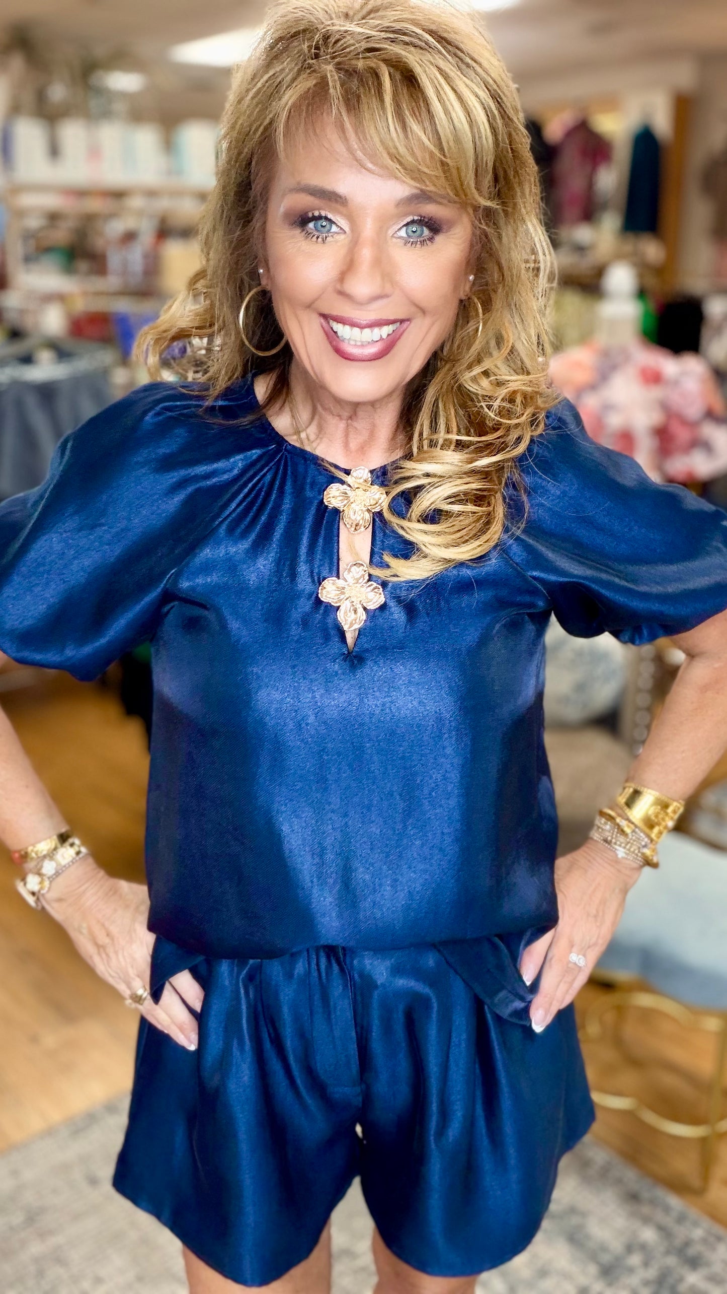 High Waisted Pleated Shorts