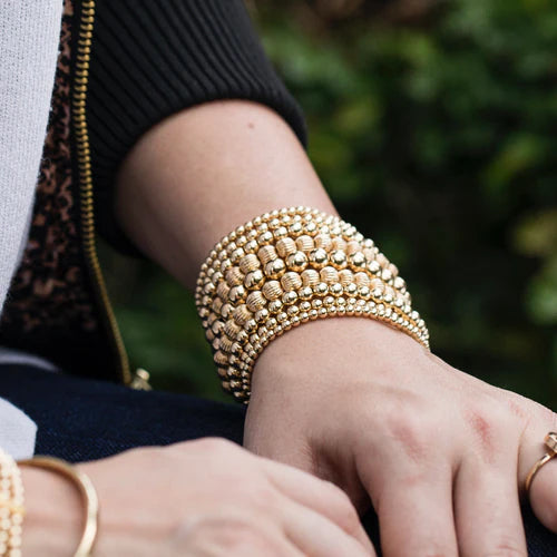 Dignity Gold Bead Bracelet