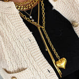 Clara Necklace Drop Heart