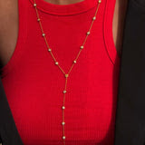 Layered Y Diamond Necklace
