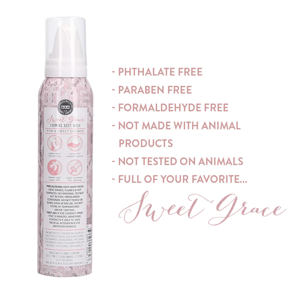 Sweet grace foaming body wash
