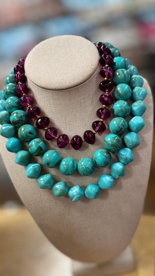 Acrylic Beaded Necklace