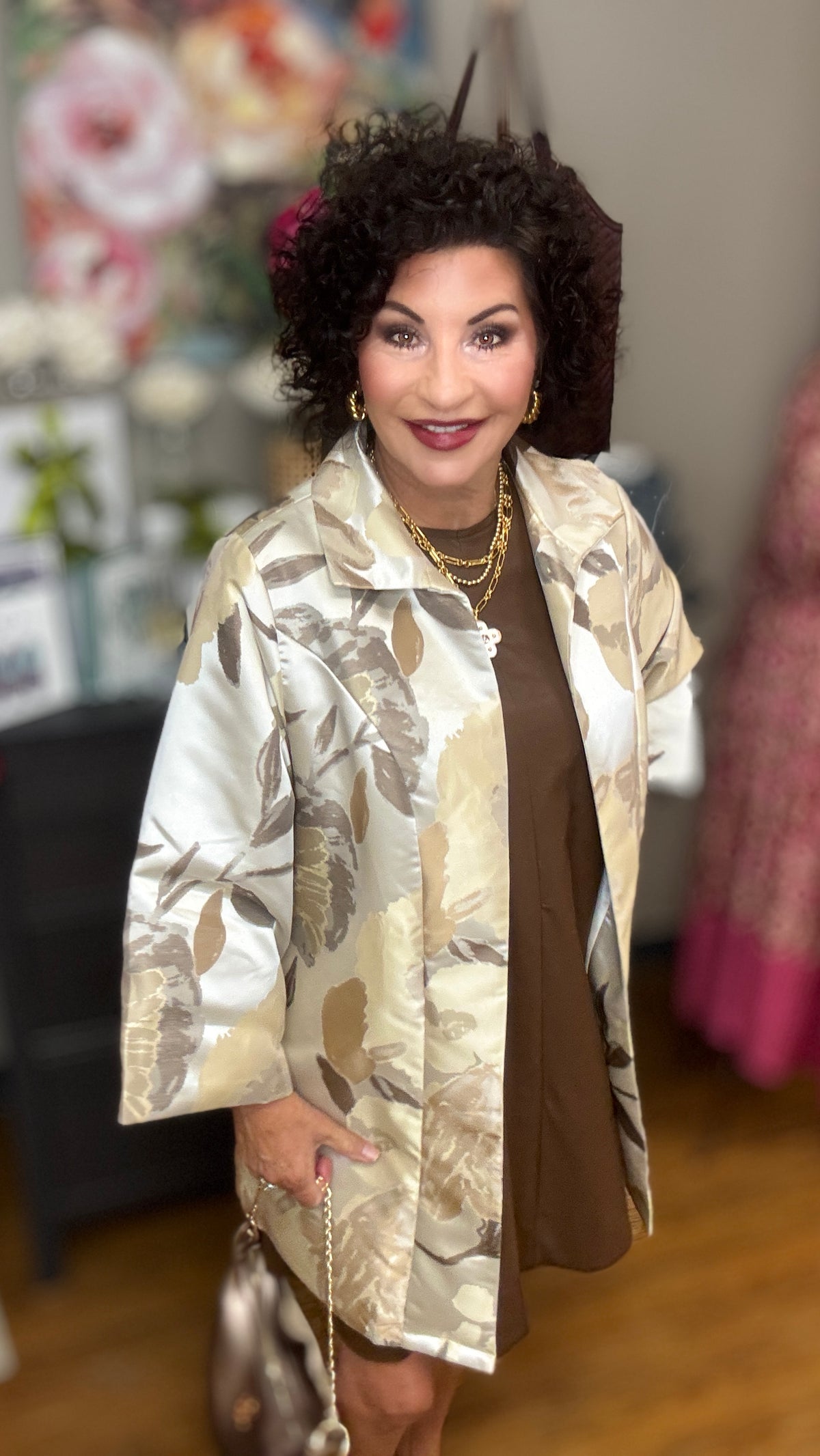 Taupe mix jacket
