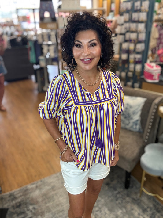 Penny Pin Stripe Top
