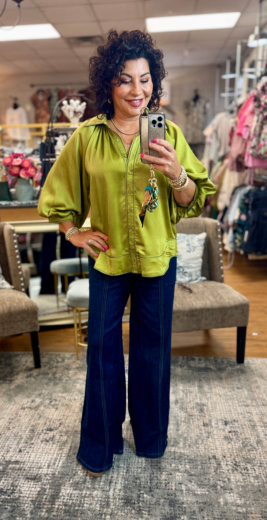 High Waisted Wide Leg Jeans
