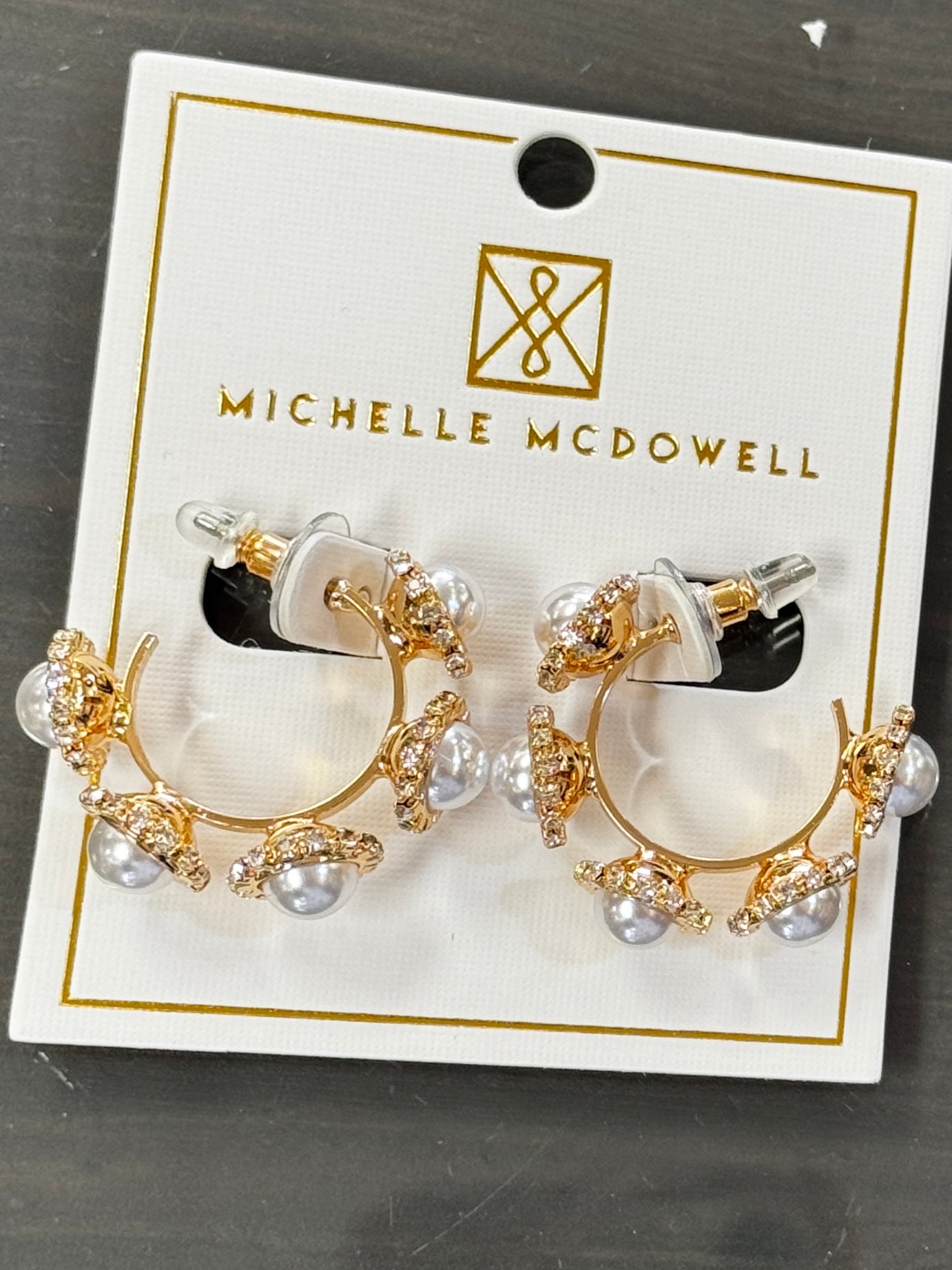 Gold Flower Collection of Earrings