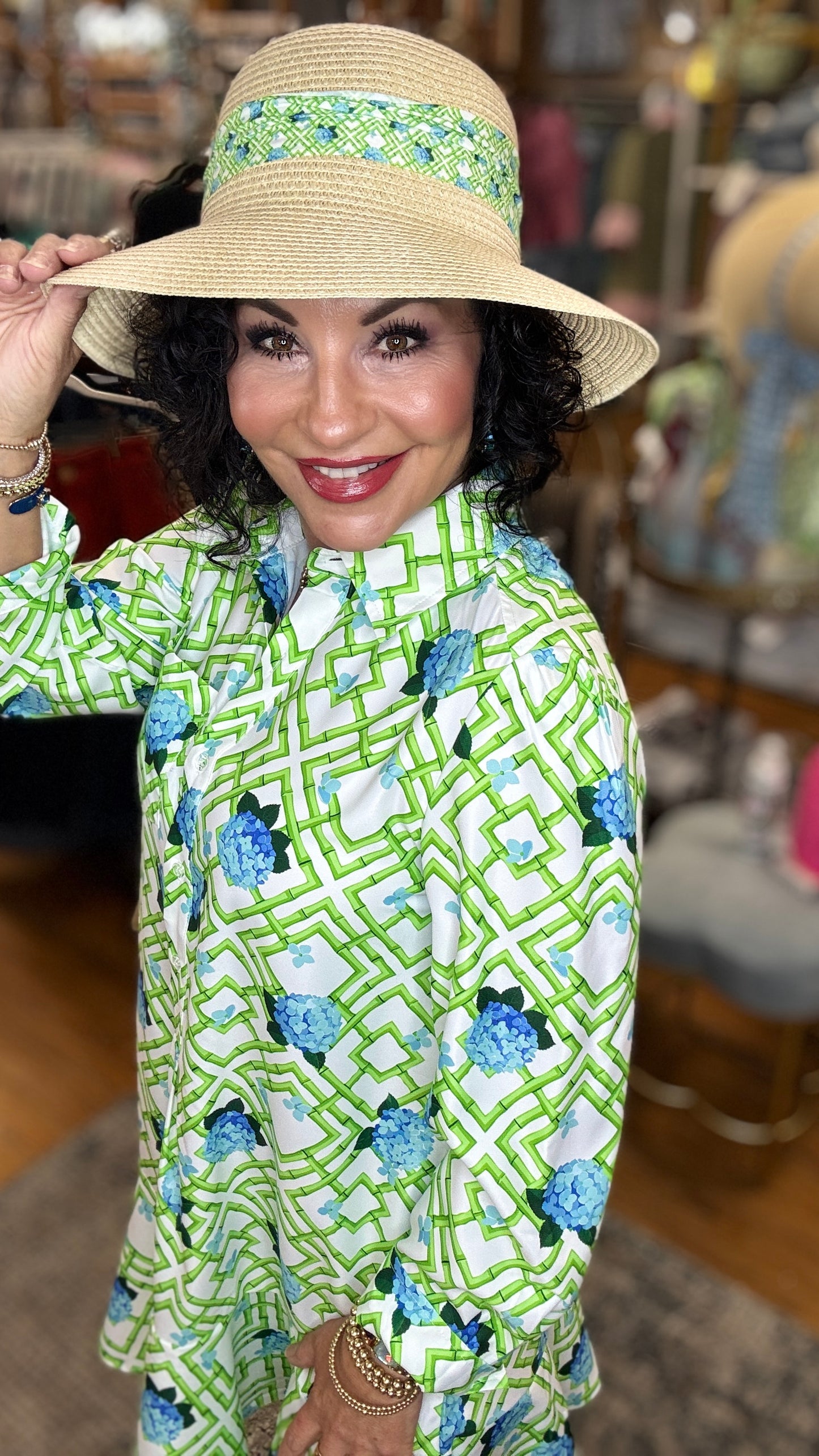 Brigitte Twillie Ribbon Hat