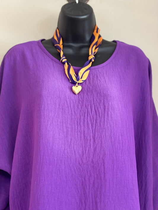 Serafina Scarf Charm Necklace