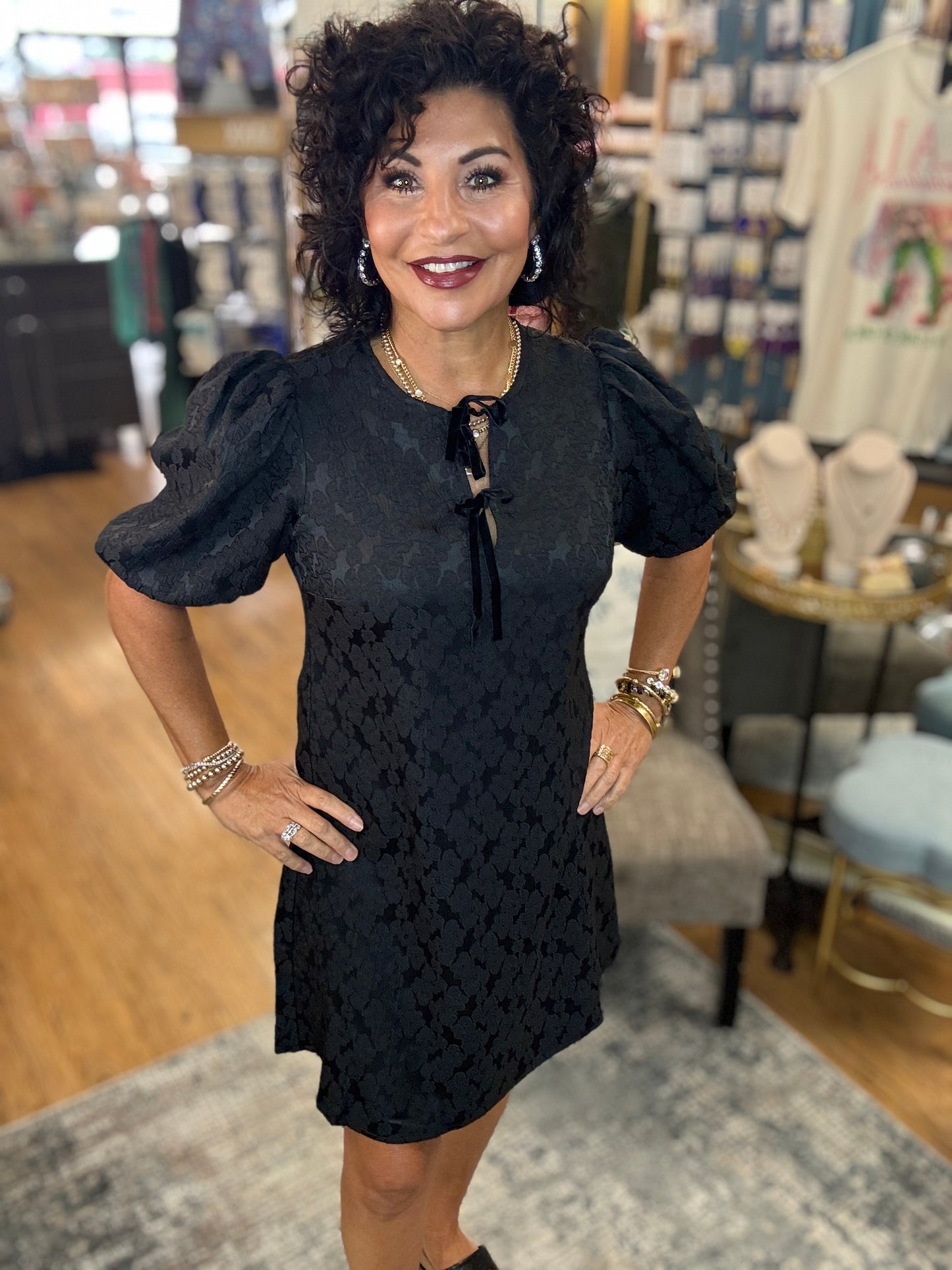 Little Black Dress w/ Velvet Ties