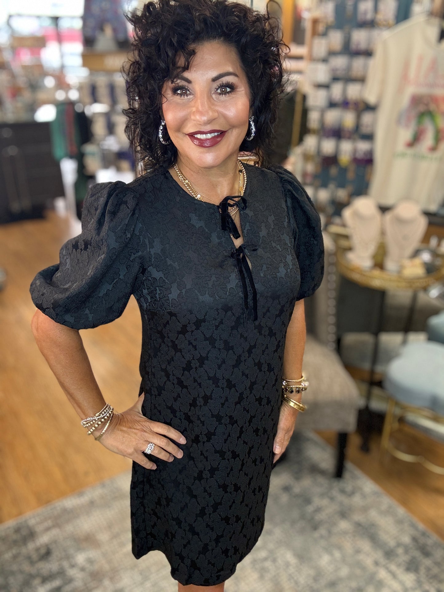 Little Black Dress w/ Velvet Ties