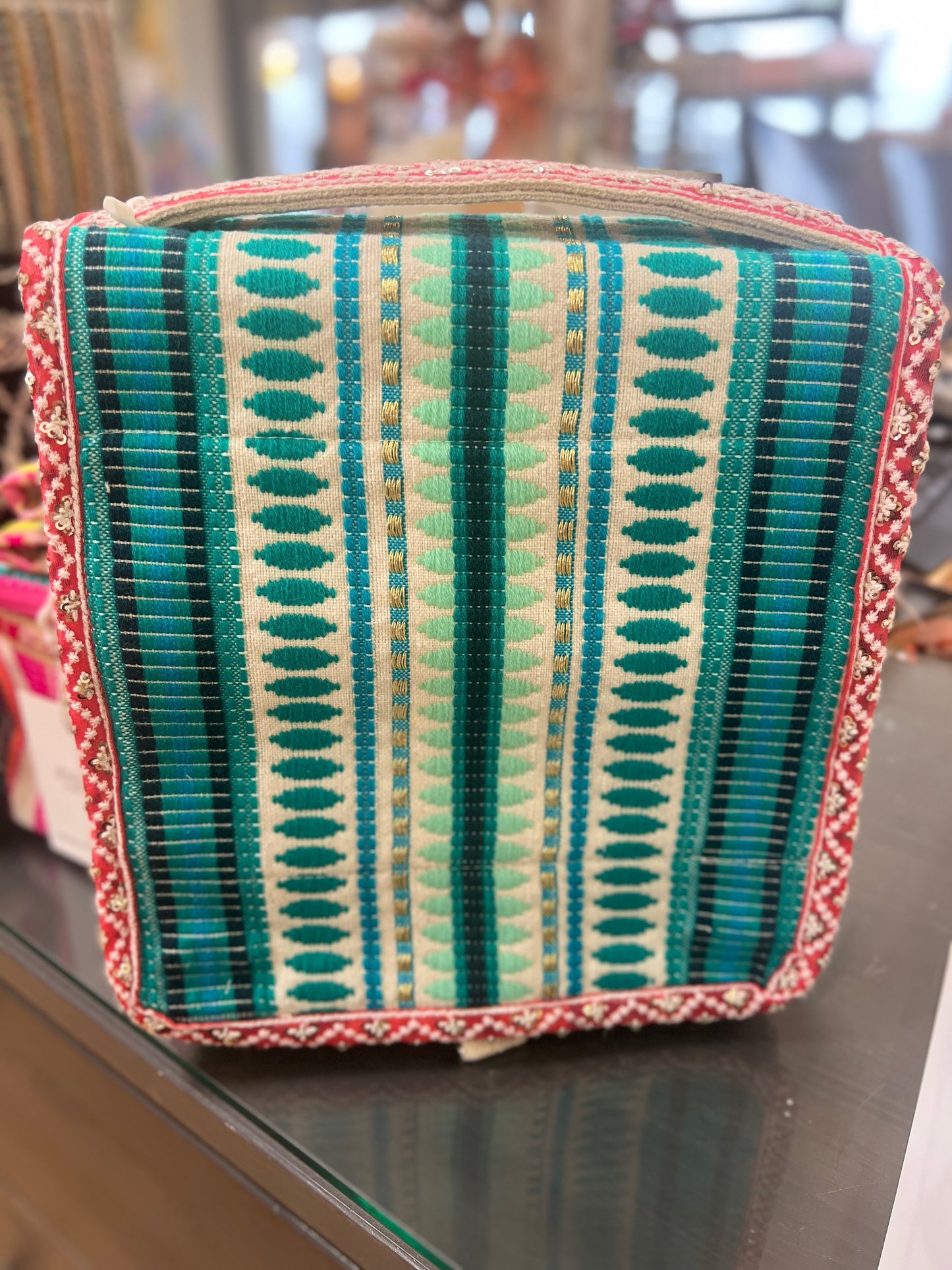 Pattern Hanging Toiletries Bag