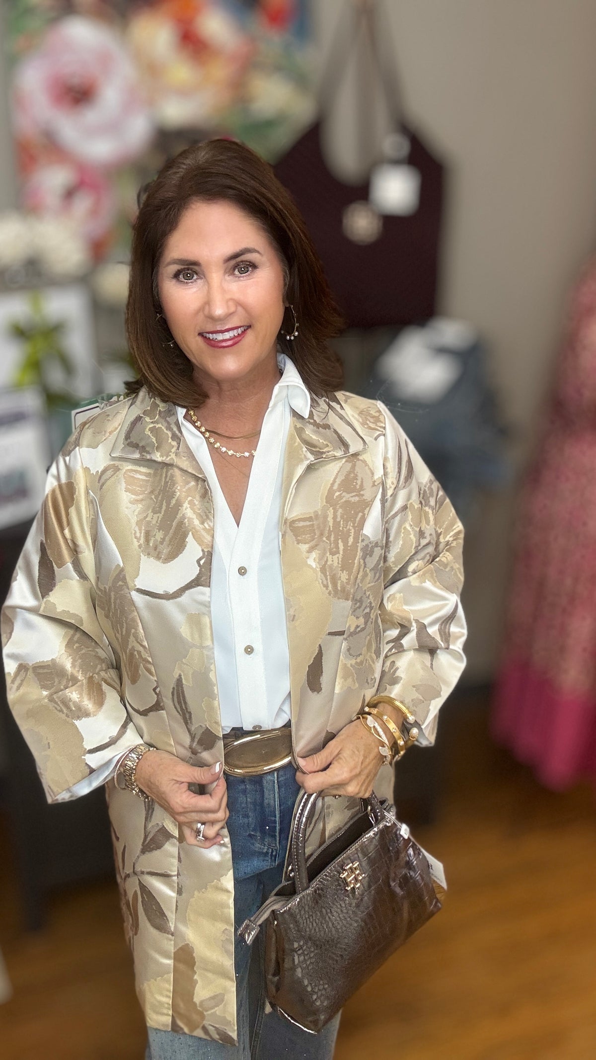 Taupe mix jacket
