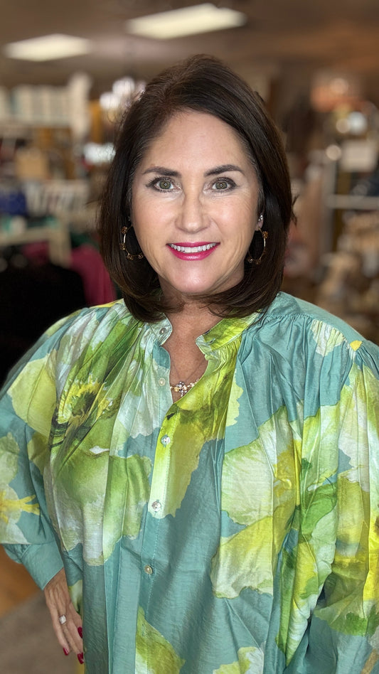 Long Sleeve Voluminous Blouse