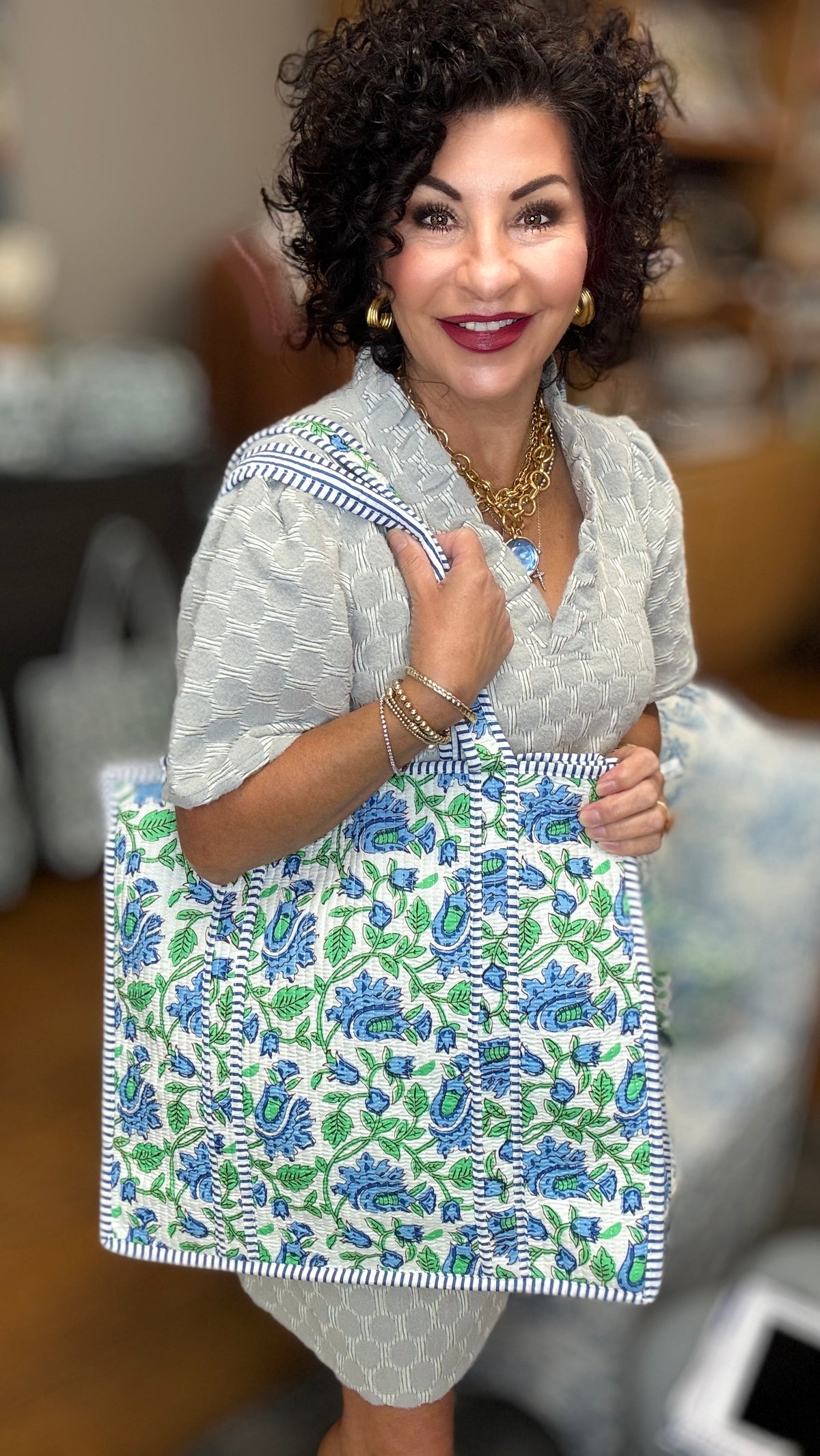 Quilted Tote Bag