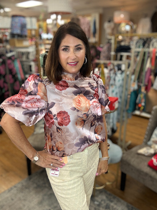 Tummy Control Straight Textured Jeans