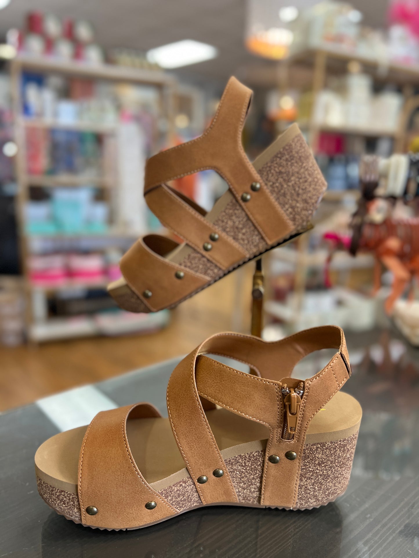 Sunkissed Synthetic Upper Strap WEdge