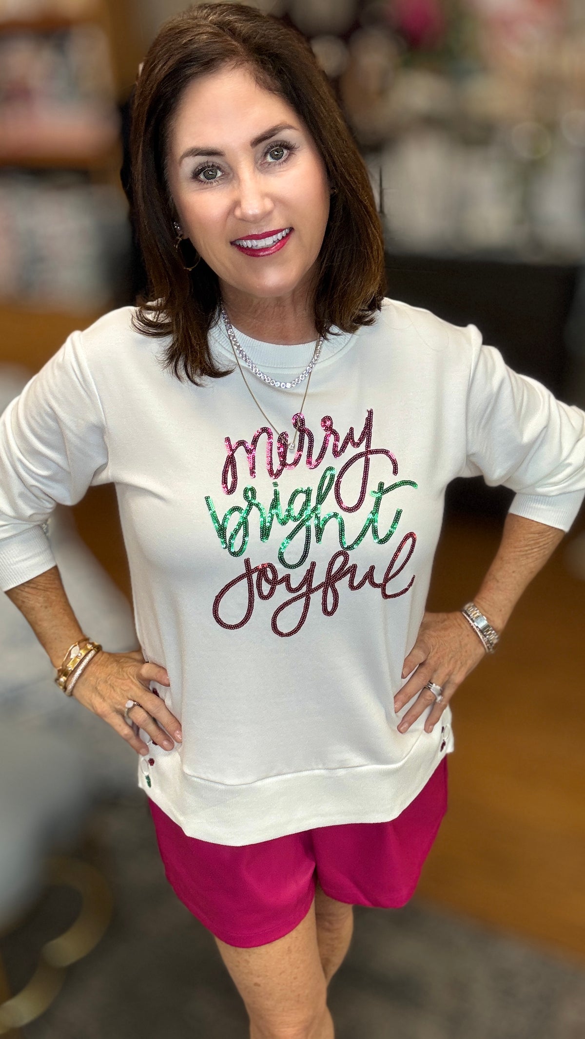 Lakelyn Merry,Bright,Joyful Sweatshirt