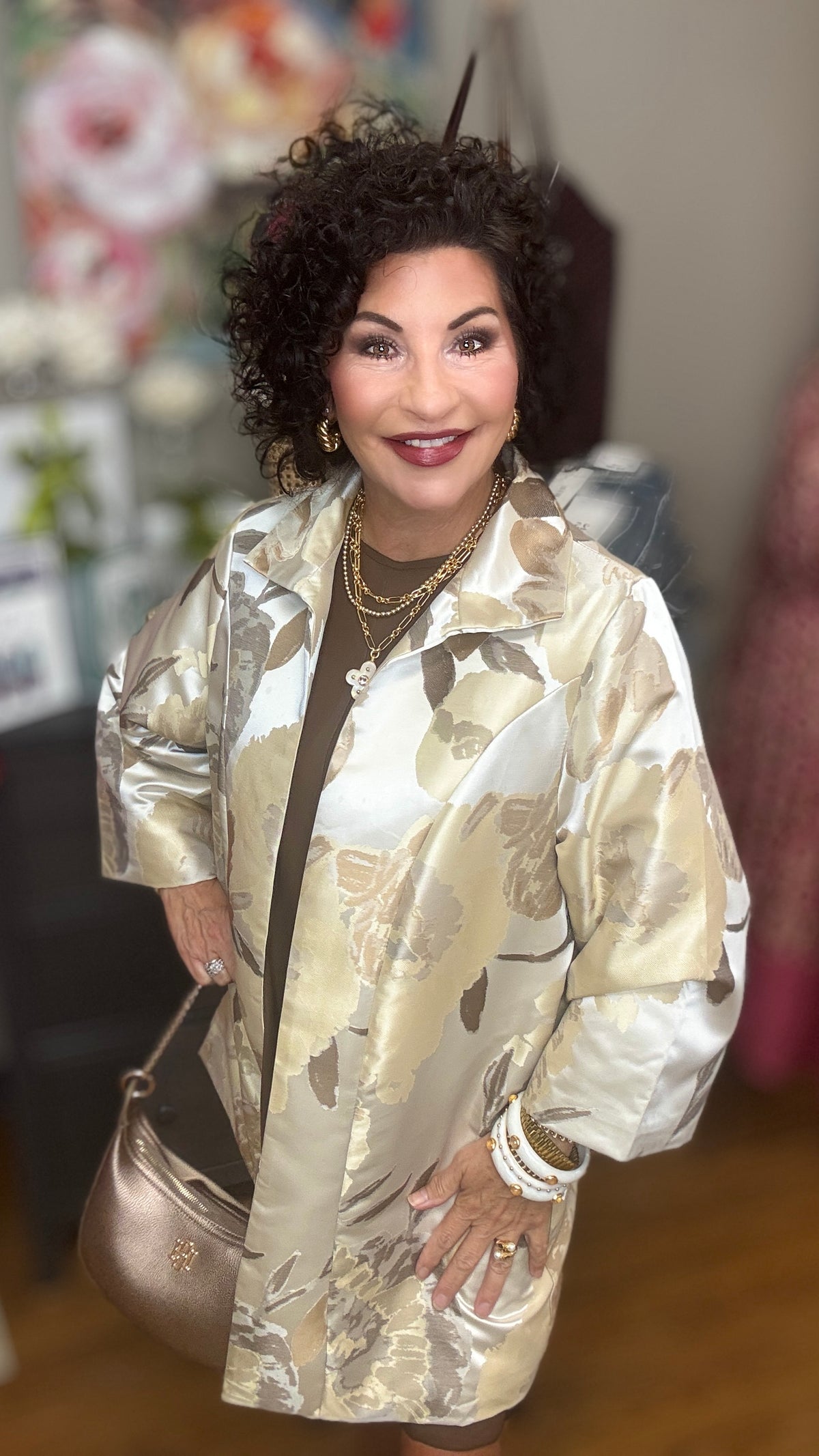 Taupe mix jacket