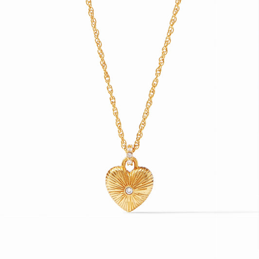 Esme Heart Solitaire Necklace