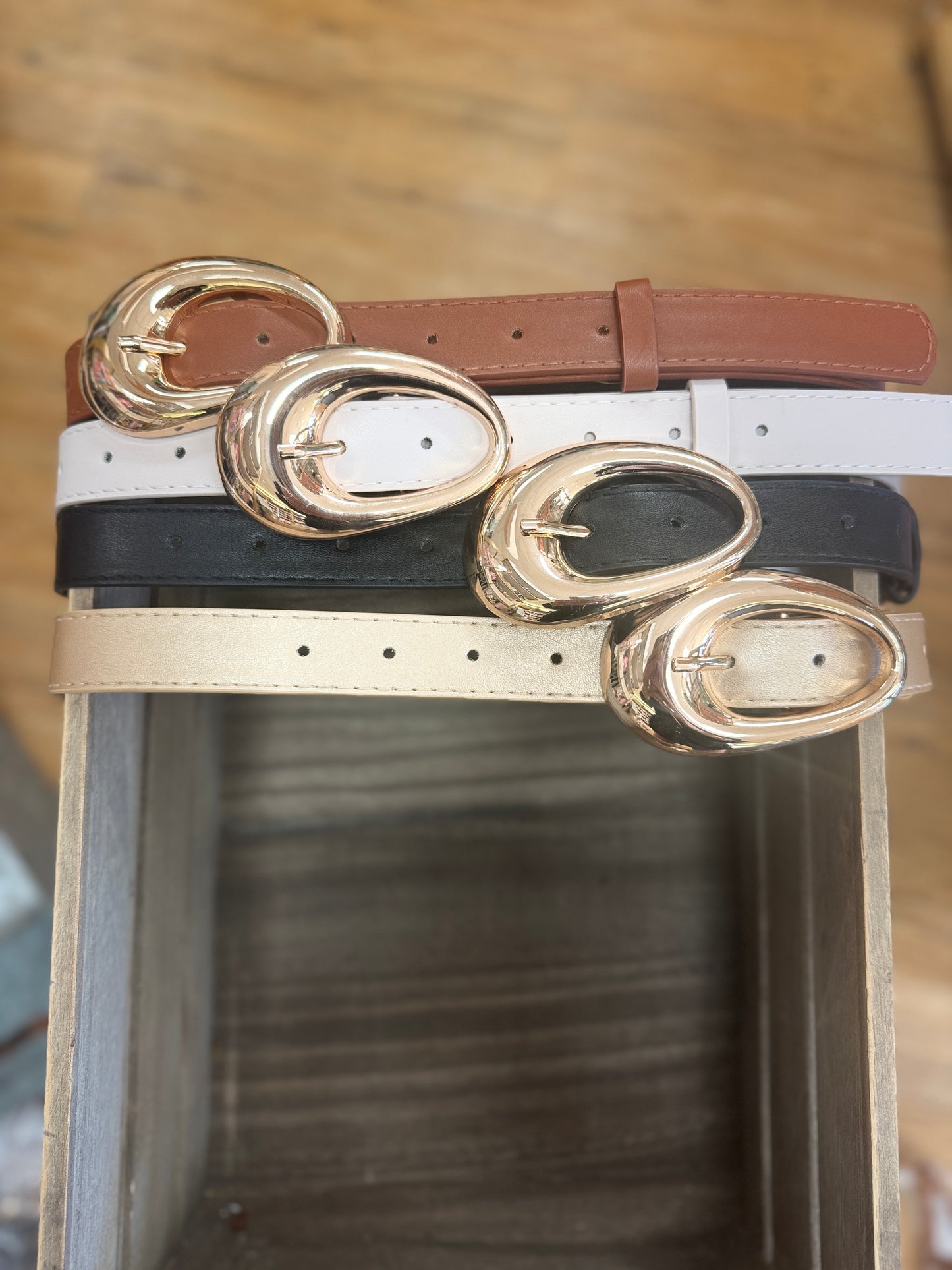 Tear Drop Skinny Belt