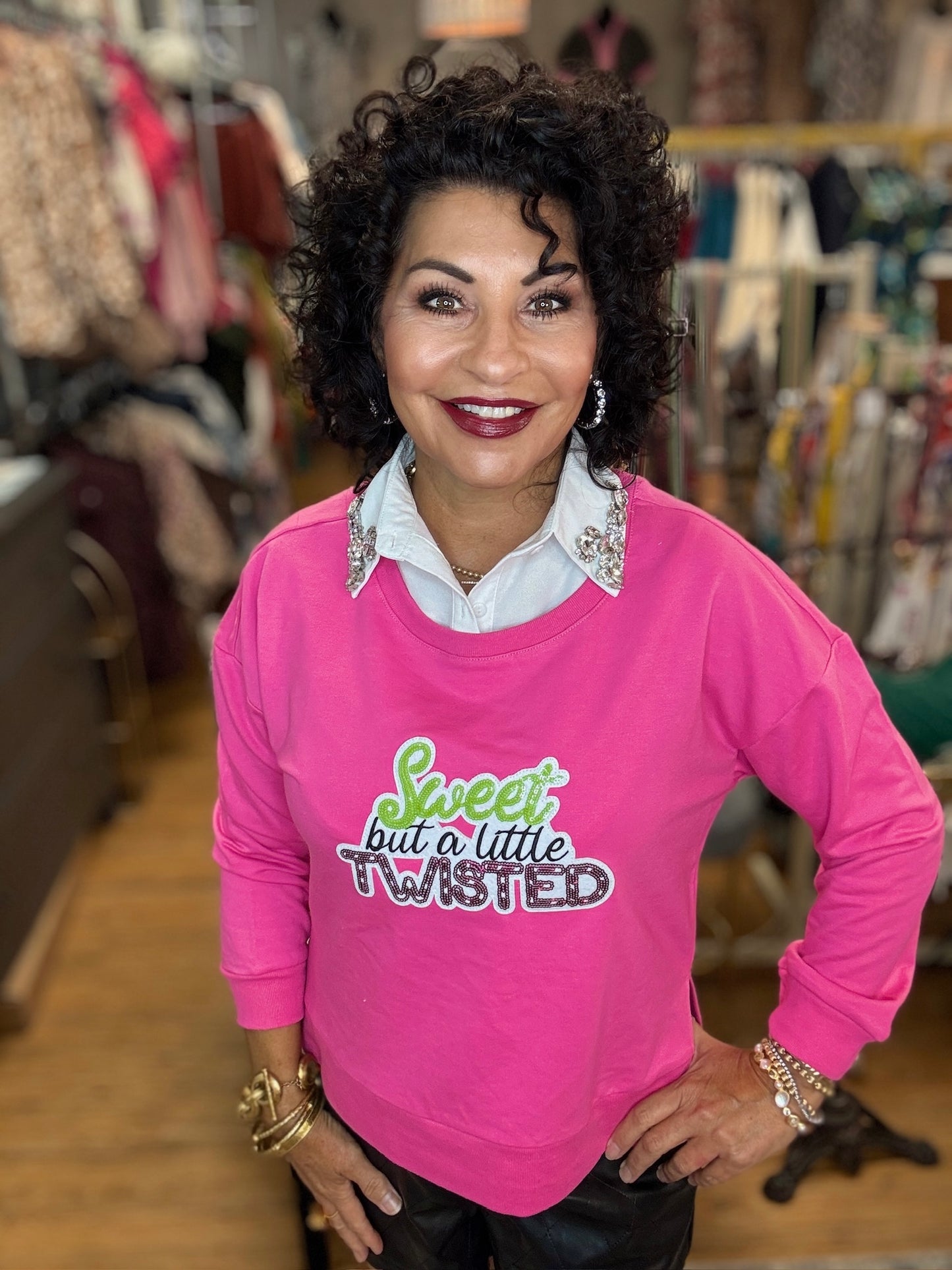 Sweet but a little Twisted Sweatshirt