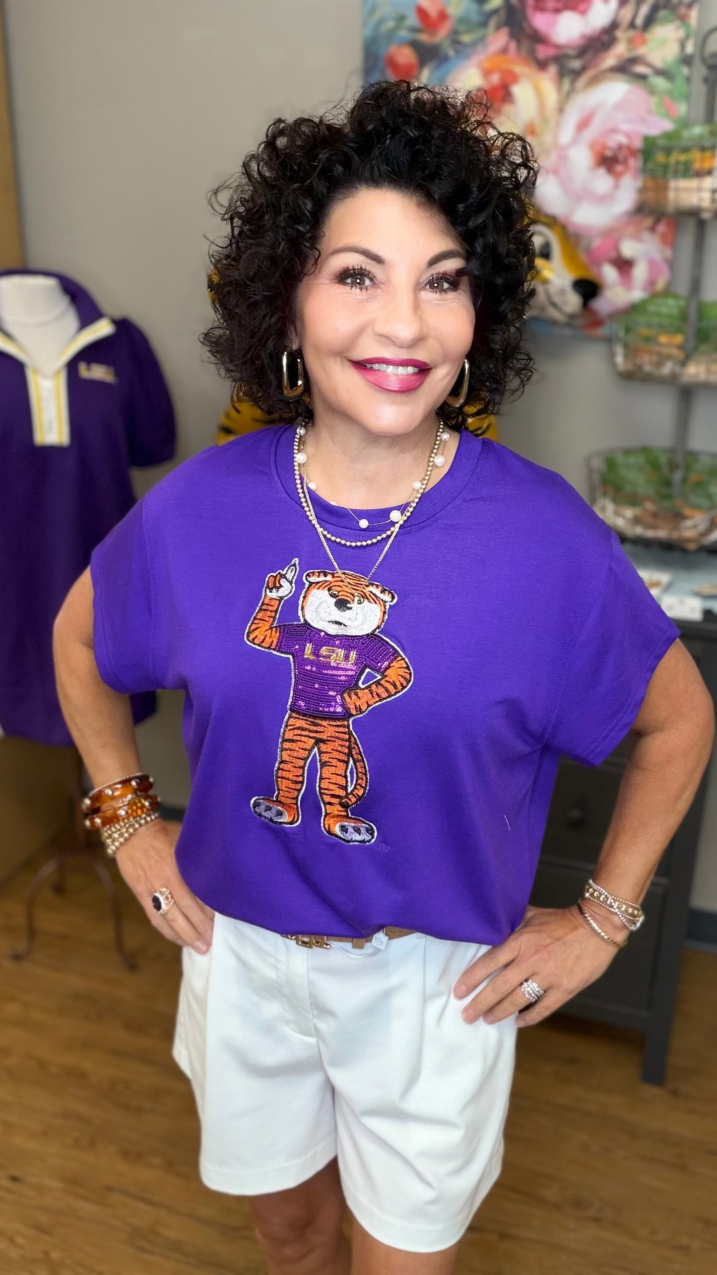 Emily Large Mascot Short Sleeve Shirt