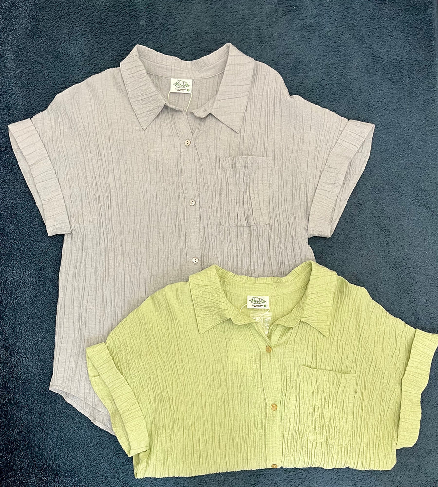 Doleman Style Crinkle Top