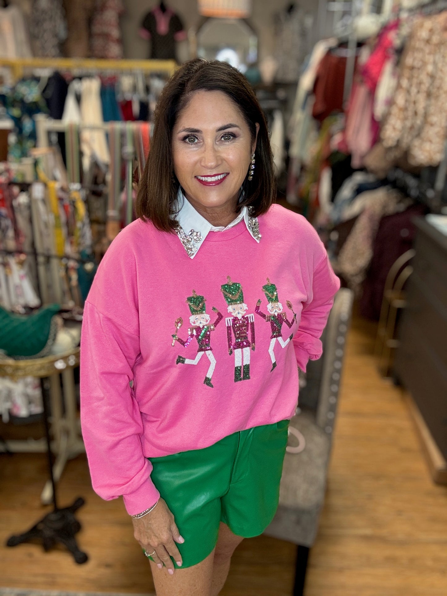 Nutcracker Cutie Sequin Sweatshirt