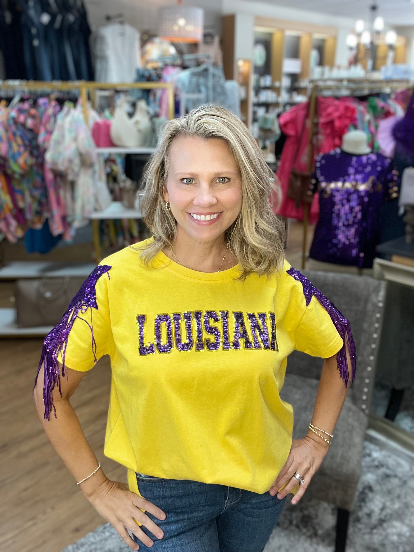 Louisiana w/Sequins & Fringe