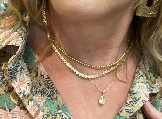 Tennis necklace