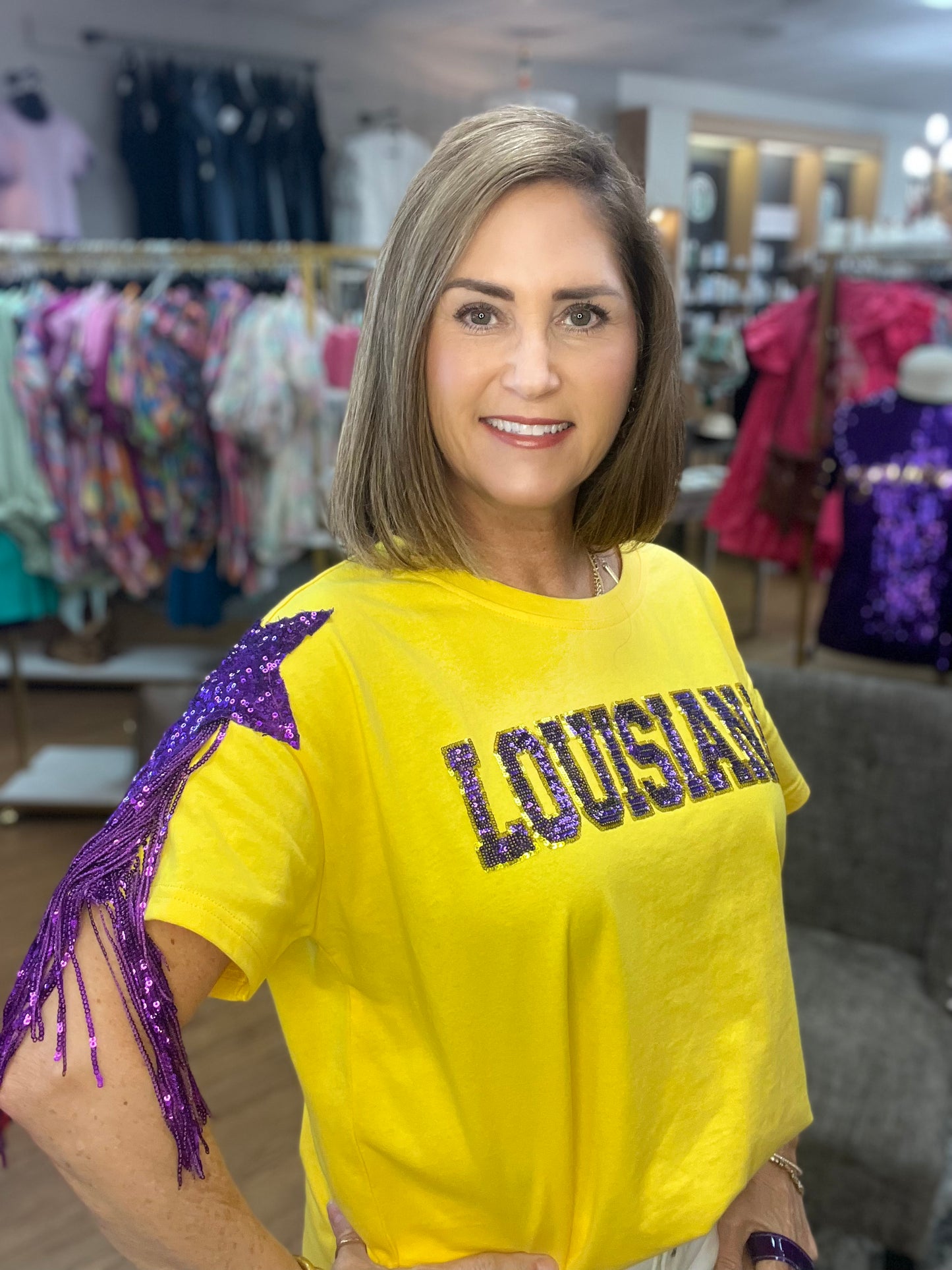 Louisiana w/Sequins & Fringe