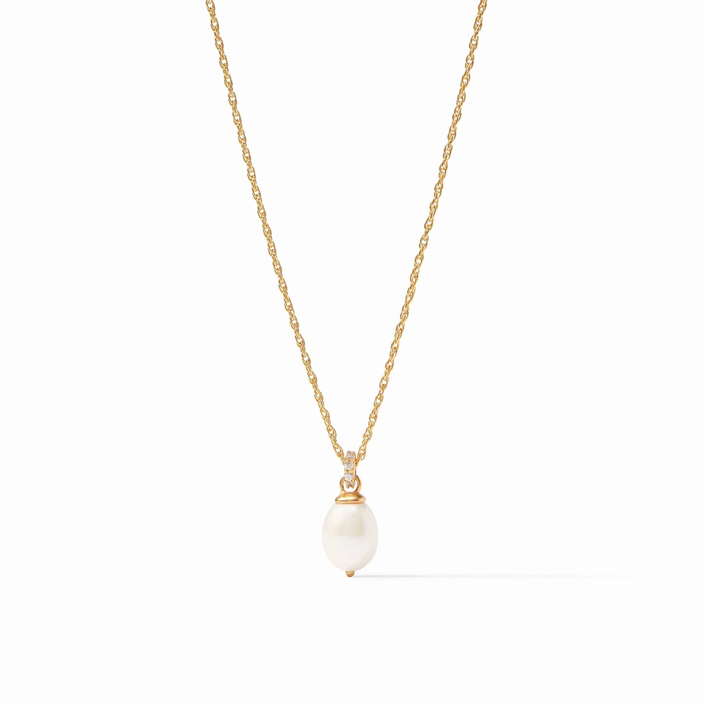 Celeste Pearl Solitaire Necklace