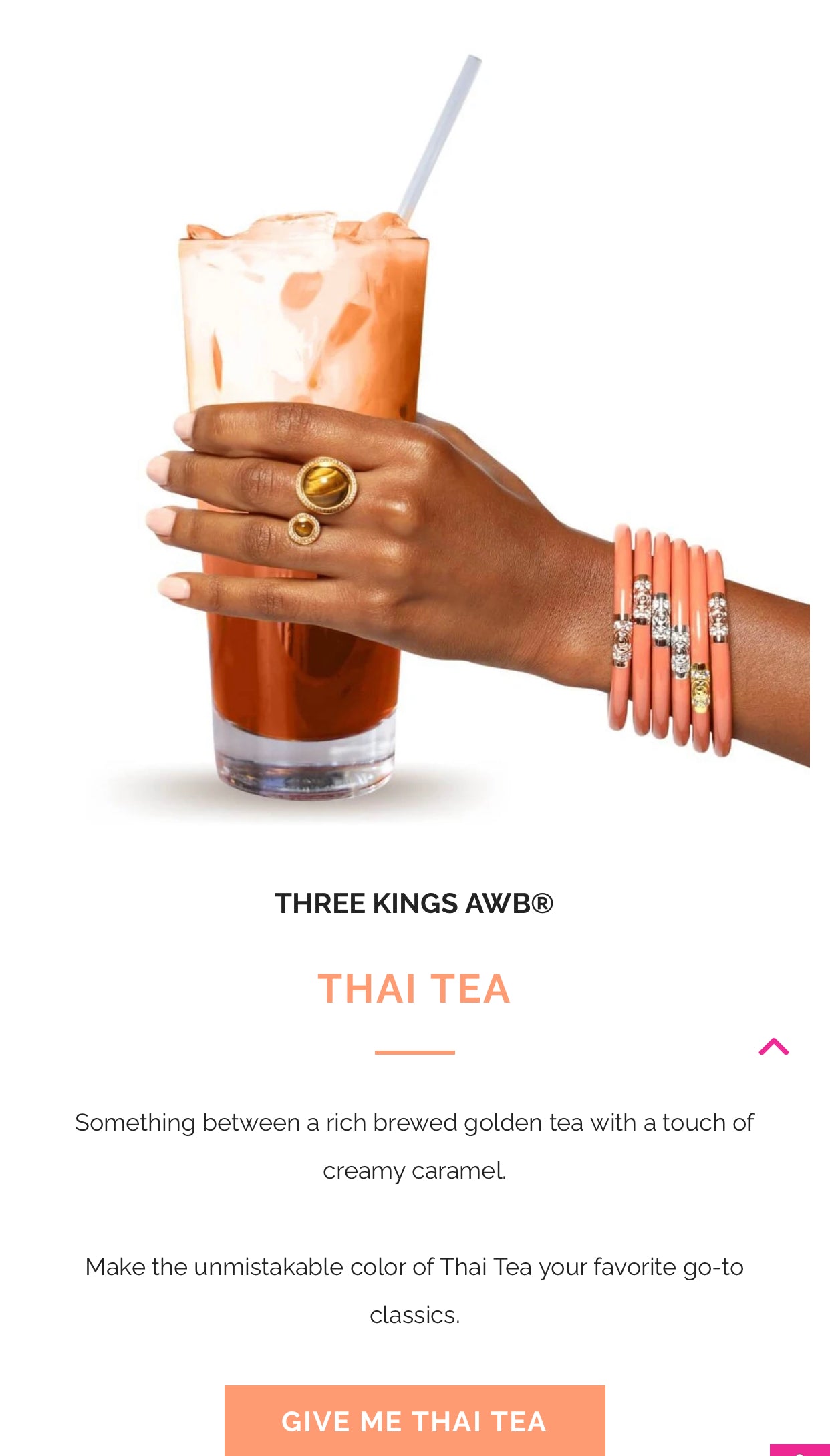 BuDhagirl Thai Tea Three Kings bangles