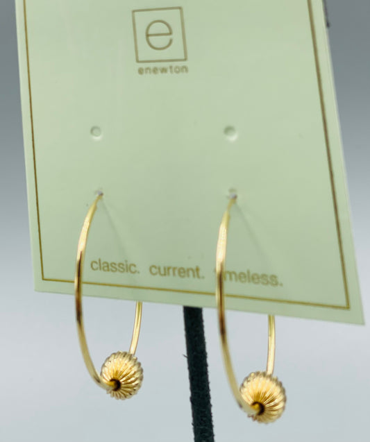 Endless Gold Dignity Hoops 8mm