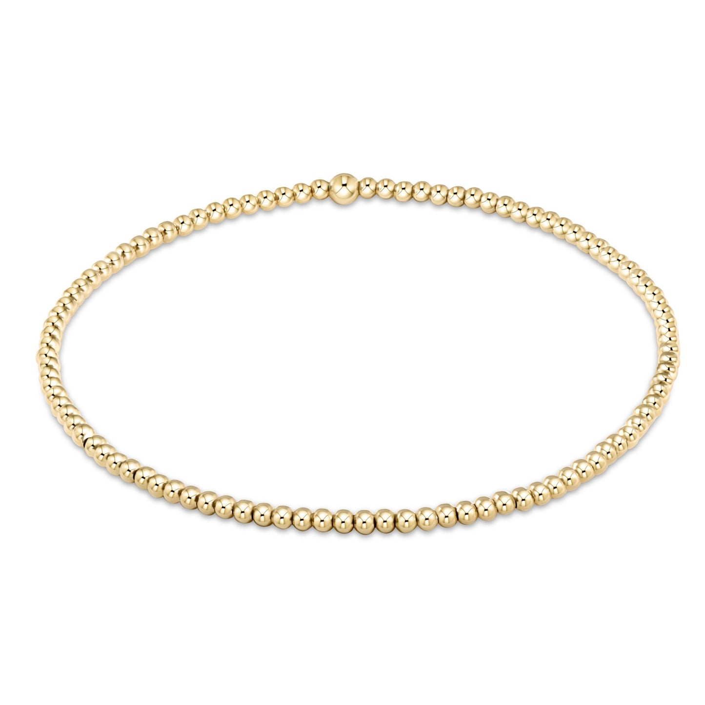 Classic Gold Bead Bracelet